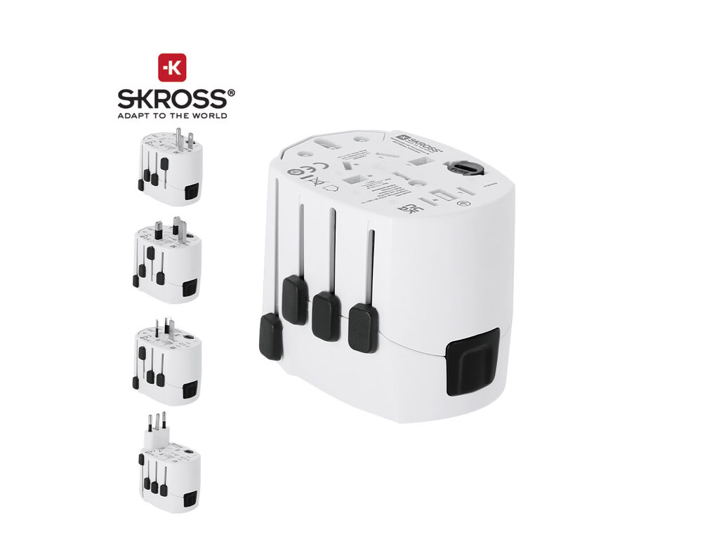 Adattatore Viaggio Universale Skross PRO 3-POLE